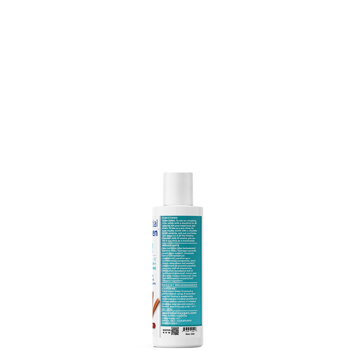 BR | Organic Mouthwash + Brushing Rinse | Cinnamint