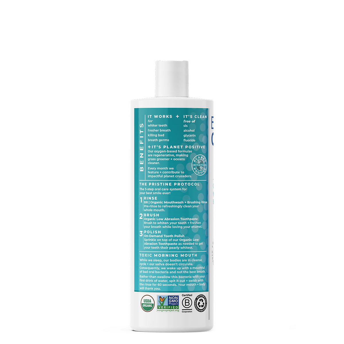 BR | Organic Mouthwash + Brushing Rinse | Cinnamint