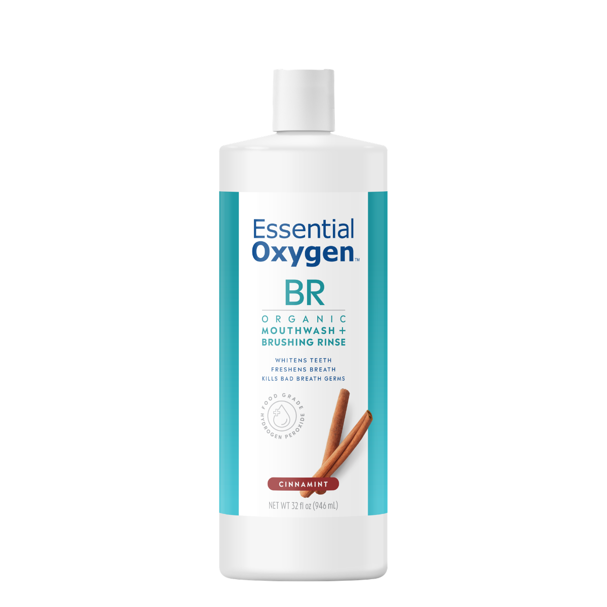 BR | Organic Mouthwash + Brushing Rinse | Cinnamint