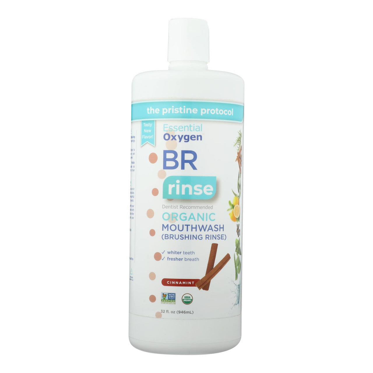 BR | Organic Mouthwash + Brushing Rinse | Cinnamint