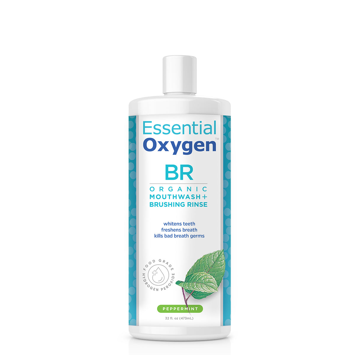 BR | Organic Mouthwash + Brushing Rinse | Peppermint
