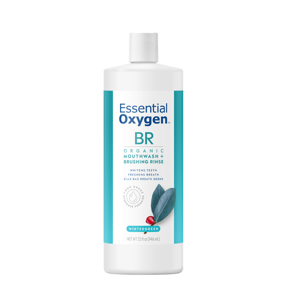 BR | Organic Mouthwash + Brushing Rinse | Wintergreen