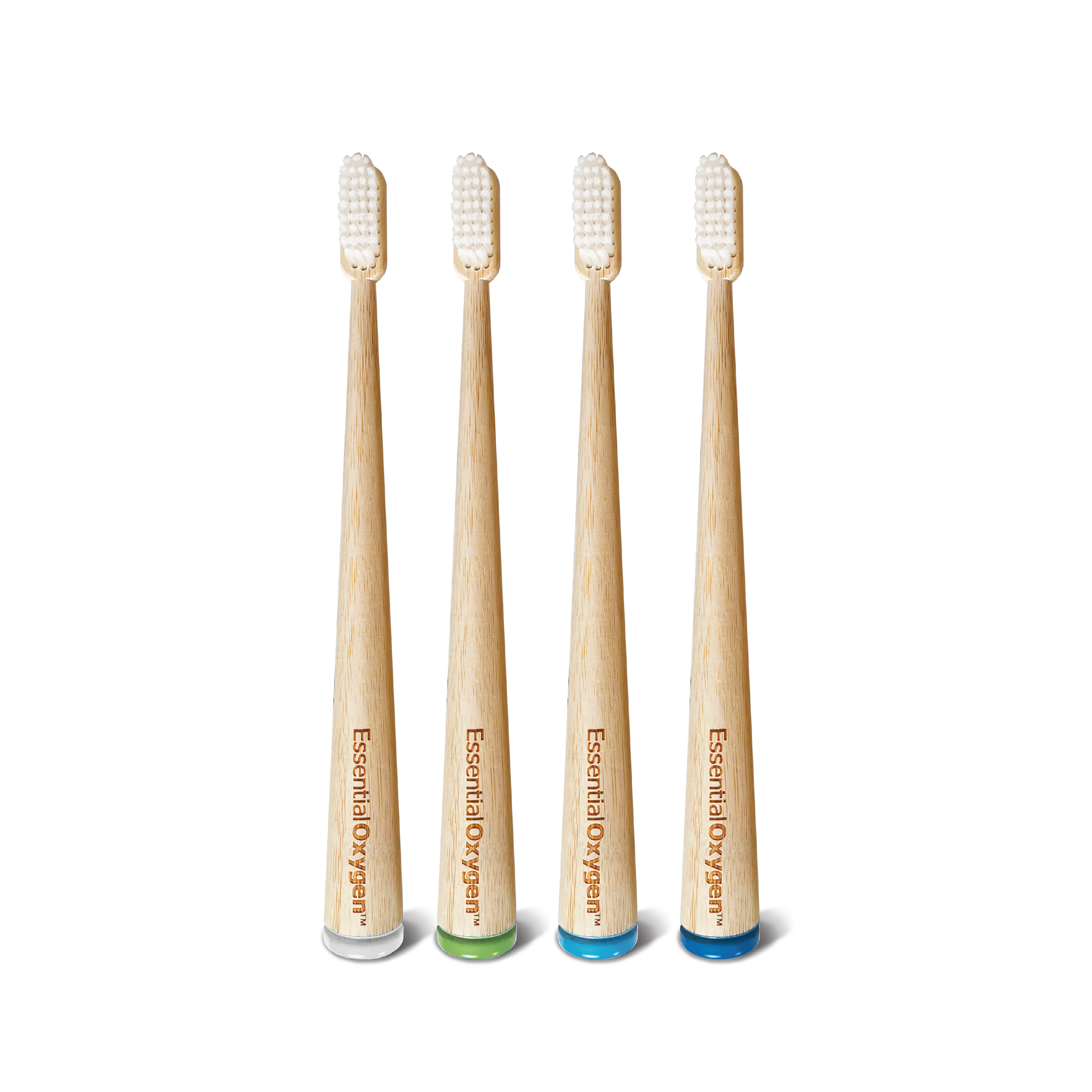 Organic Bamboo Toothbrushes | 4 Pack