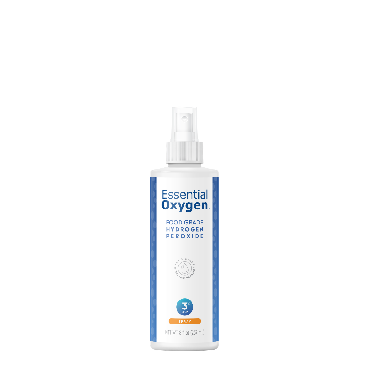 Food Grade Hydrogen Peroxide | 8 oz Spray | ESSENTIAL OXYGEN | The
