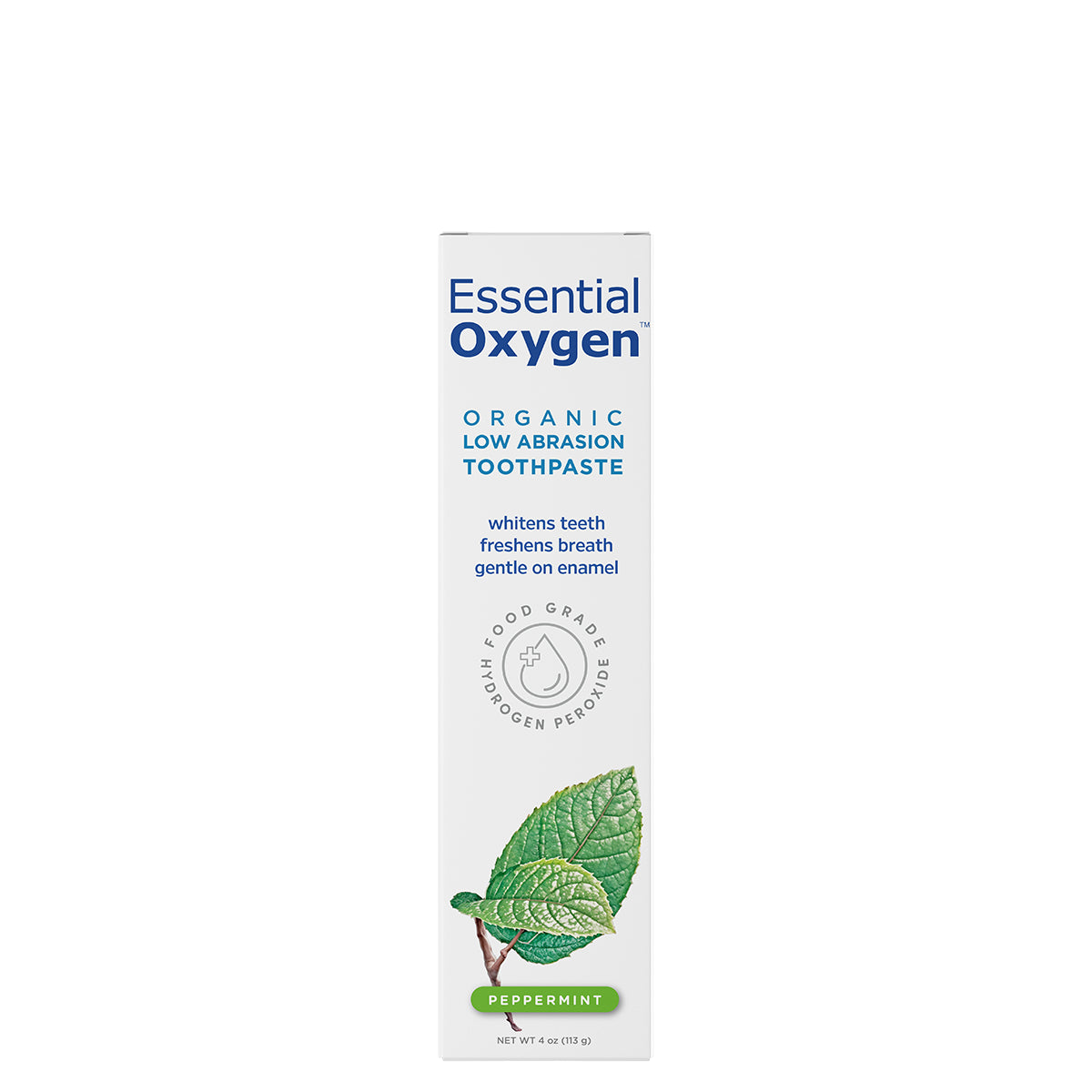 Organic Low Abrasion Toothpaste | Peppermint
