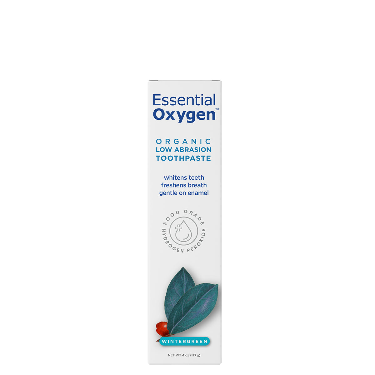 Organic Low Abrasion Toothpaste | Wintergreen - SOLD OUT!