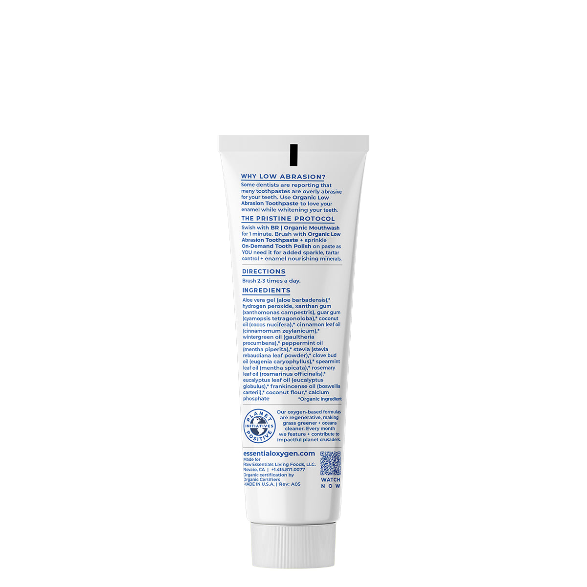 Organic Low Abrasion Toothpaste | Cinnamint - SOLD OUT!