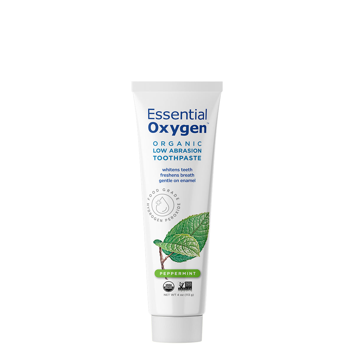 Organic Low Abrasion Toothpaste | Peppermint