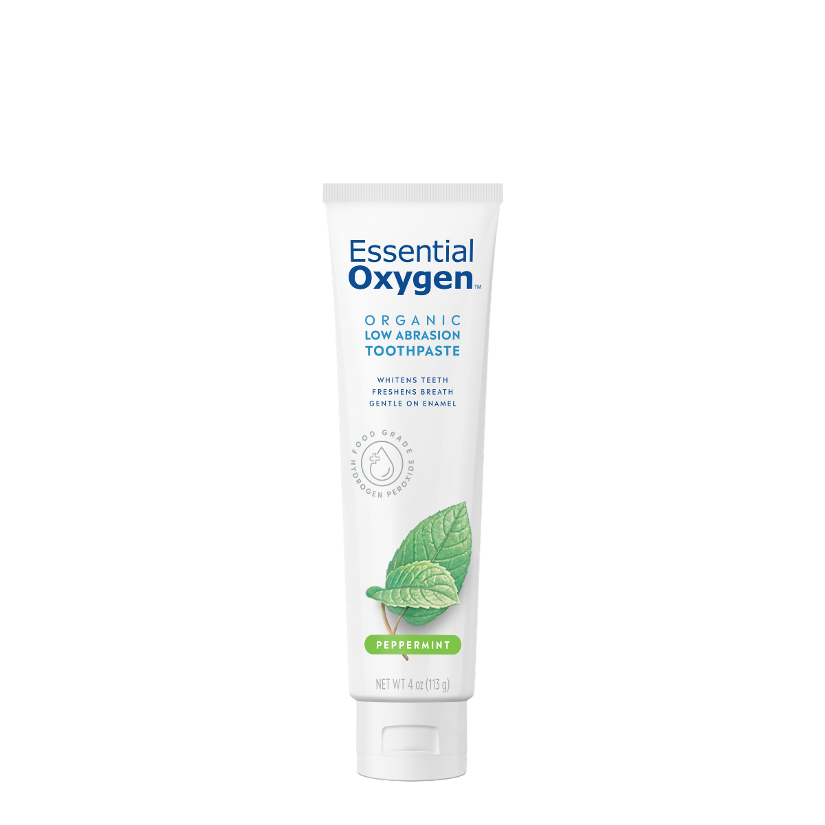 Organic Low Abrasion Toothpaste | Peppermint