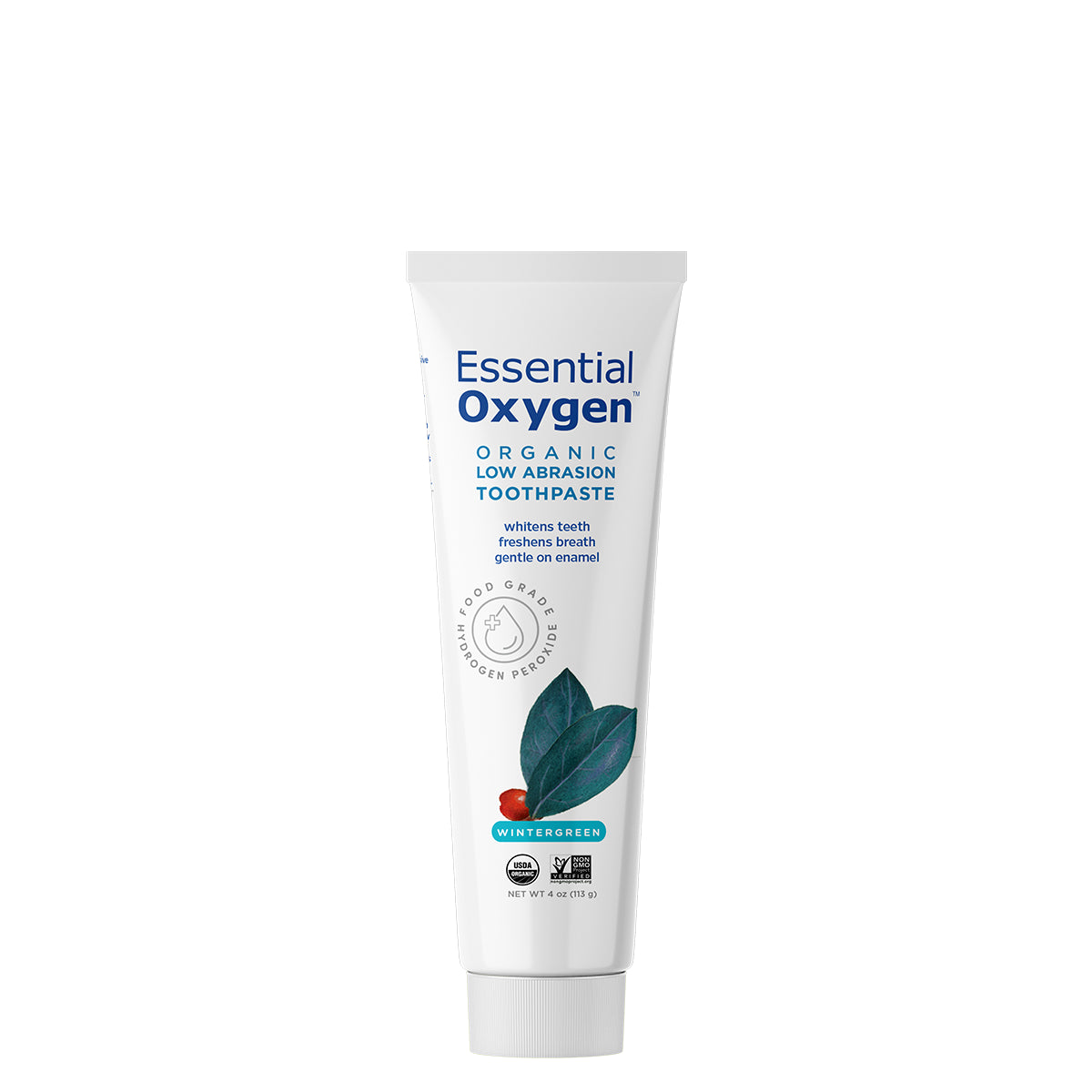 Organic Low Abrasion Toothpaste | Wintergreen - SOLD OUT!