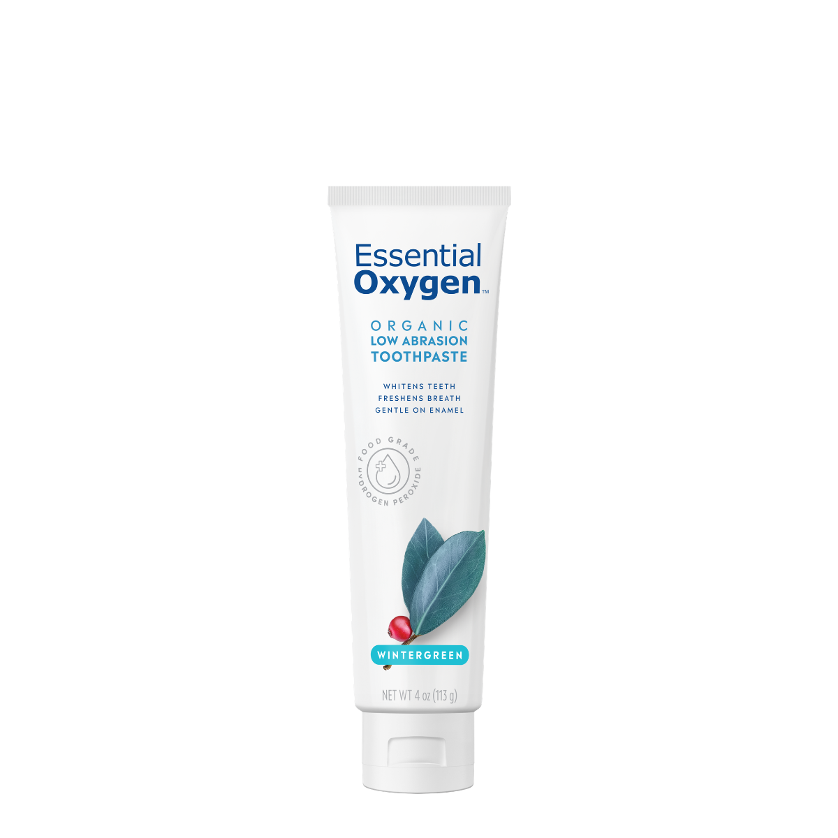 Organic Low Abrasion Toothpaste | Wintergreen