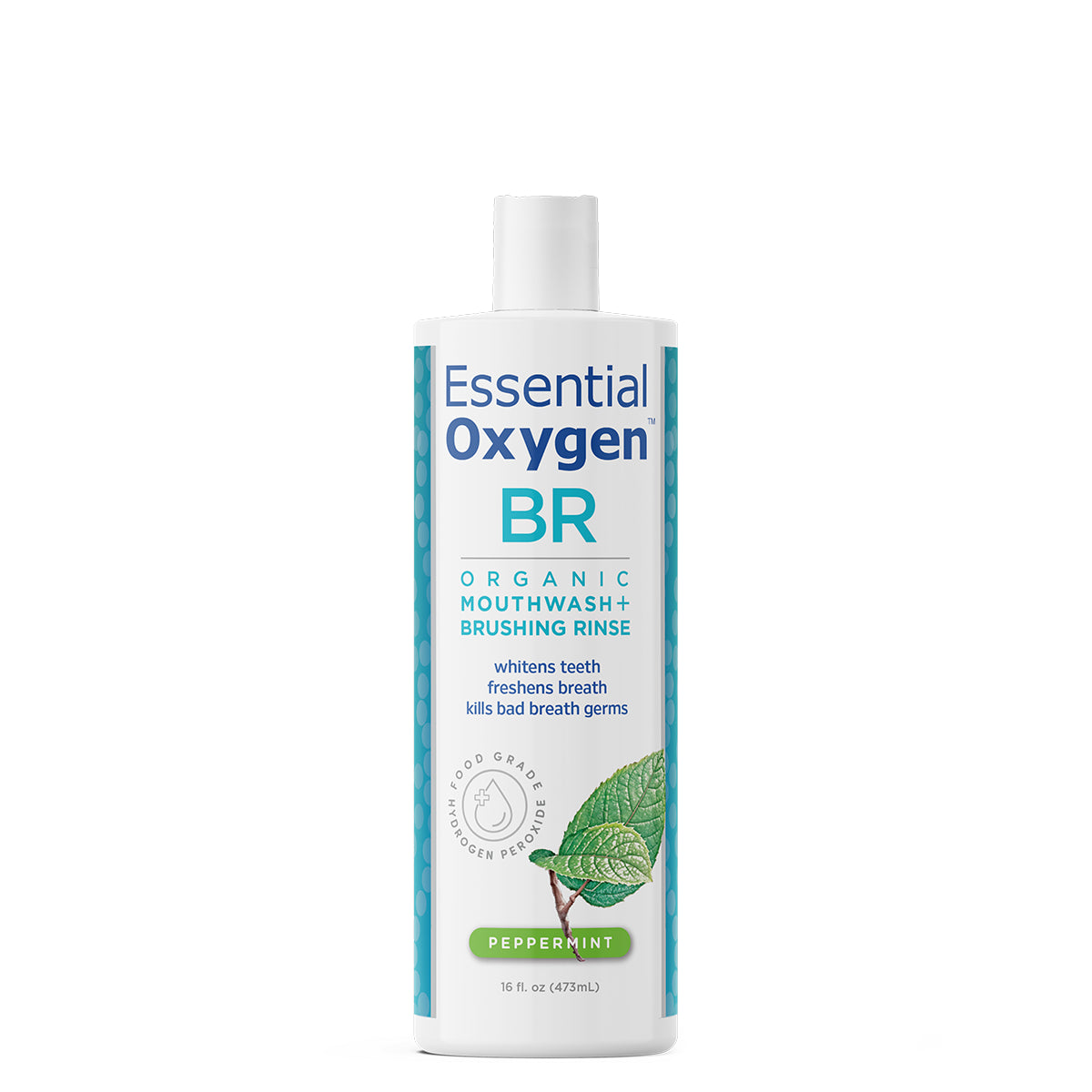BR | Organic Mouthwash + Brushing Rinse | Peppermint