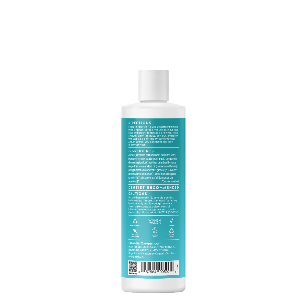 Essential Oxygen BR Organic Mouthwash