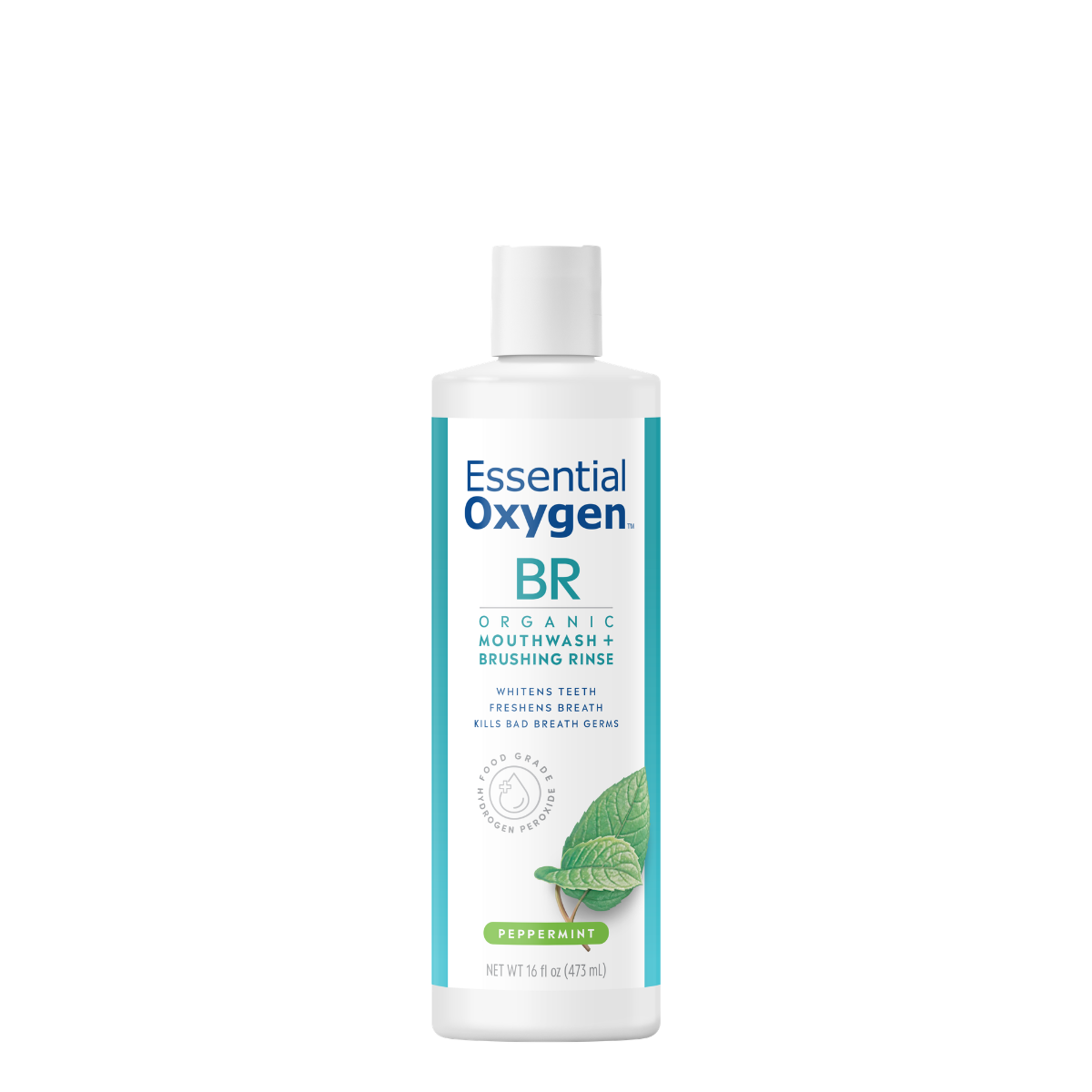 BR | Organic Mouthwash + Brushing Rinse | Peppermint