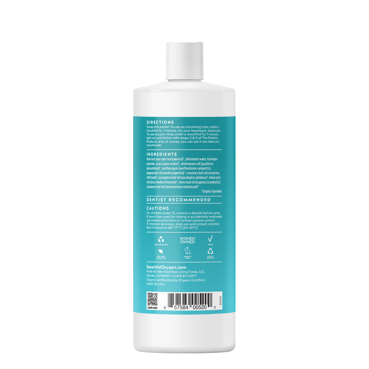 Essential Oxygen BR Organic Mouthwash - Thumbnail 2