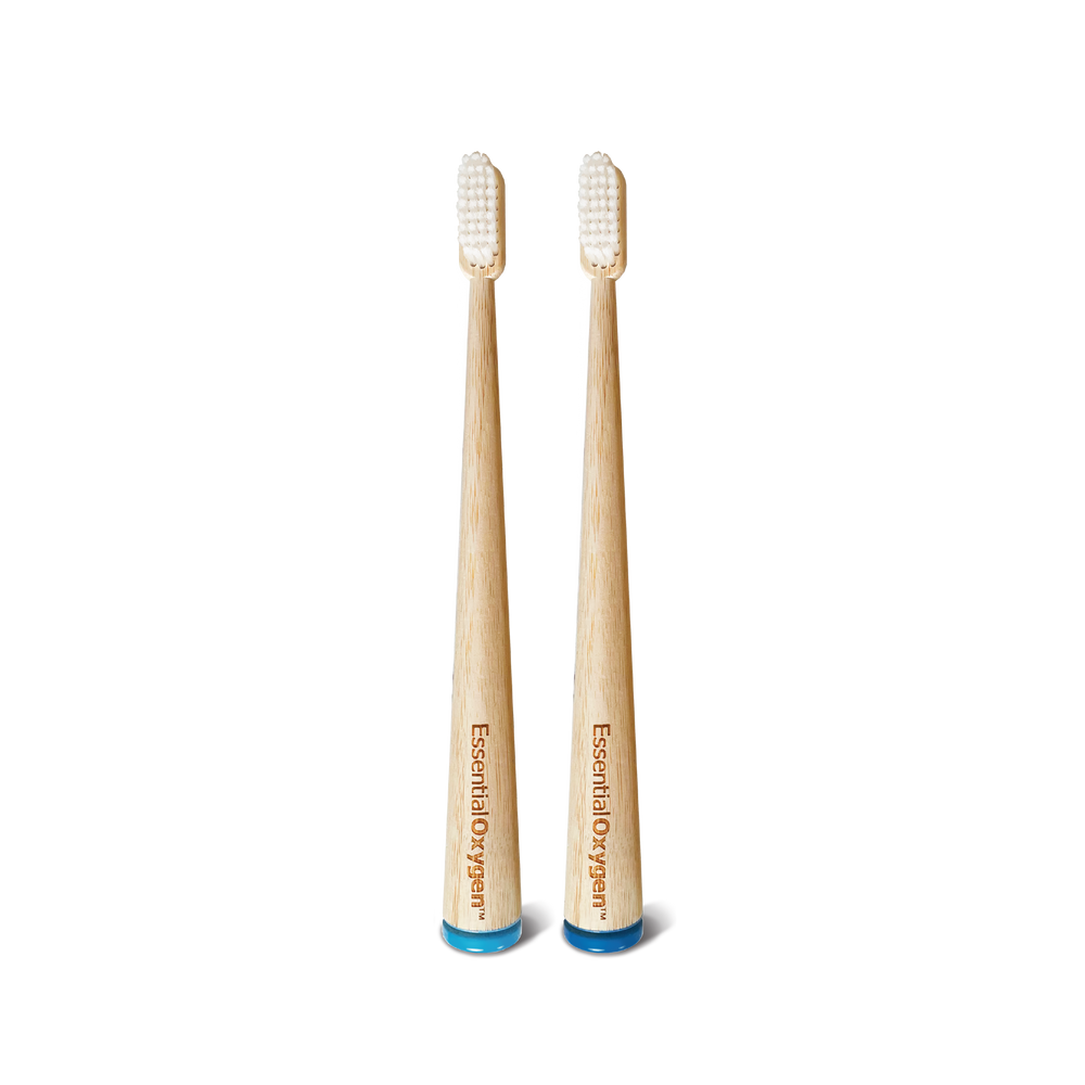 Organic Bamboo Toothbrushes | 2 Pack