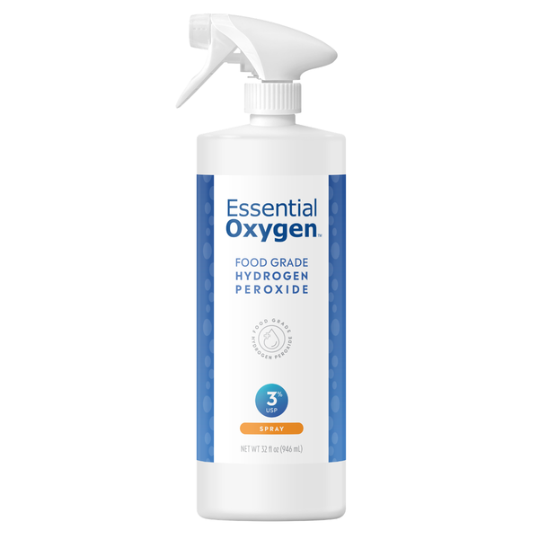 Food Grade Hydrogen Peroxide | 32 oz Spray | ESSENTIAL OXYGEN