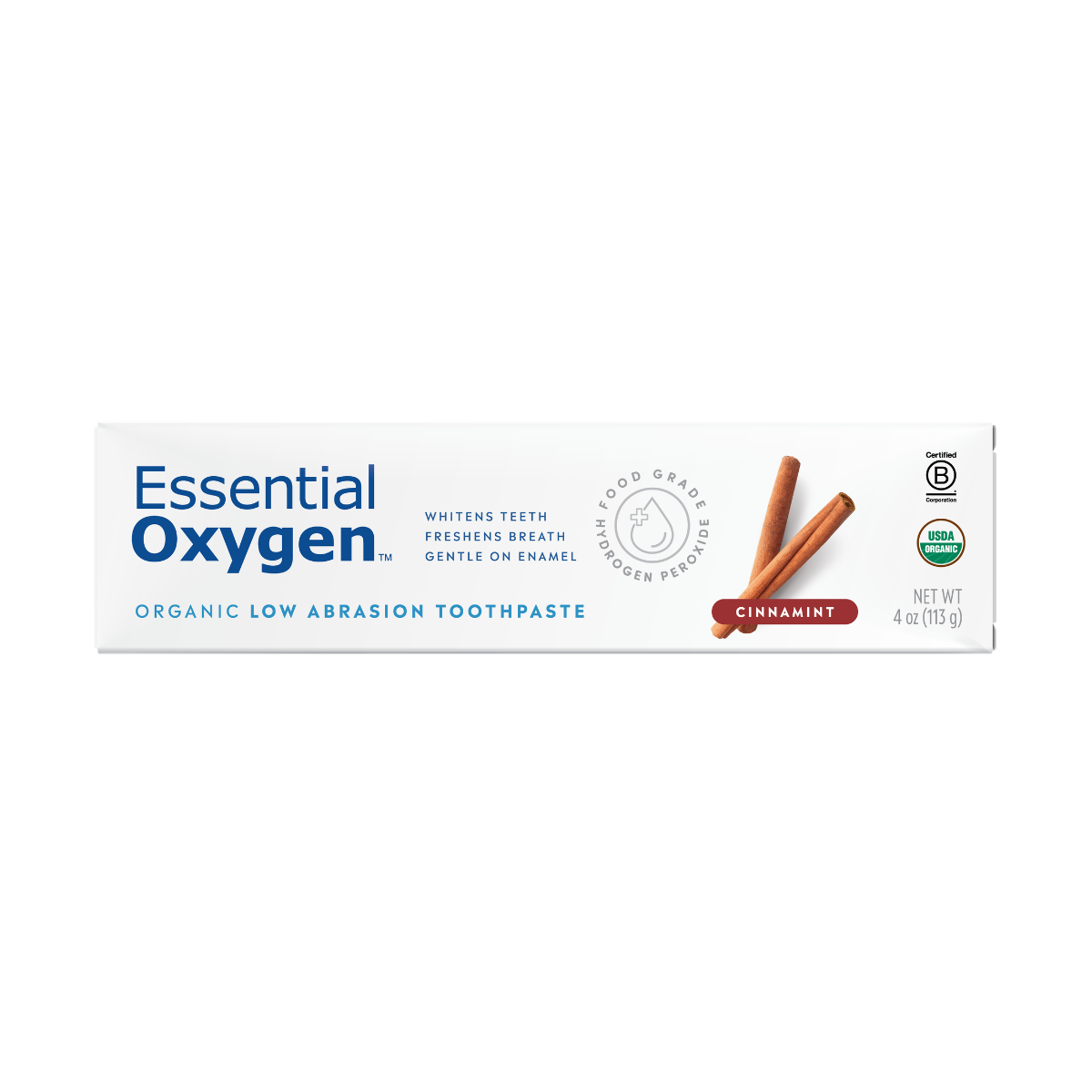 Organic Low Abrasion Toothpaste | Cinnamint