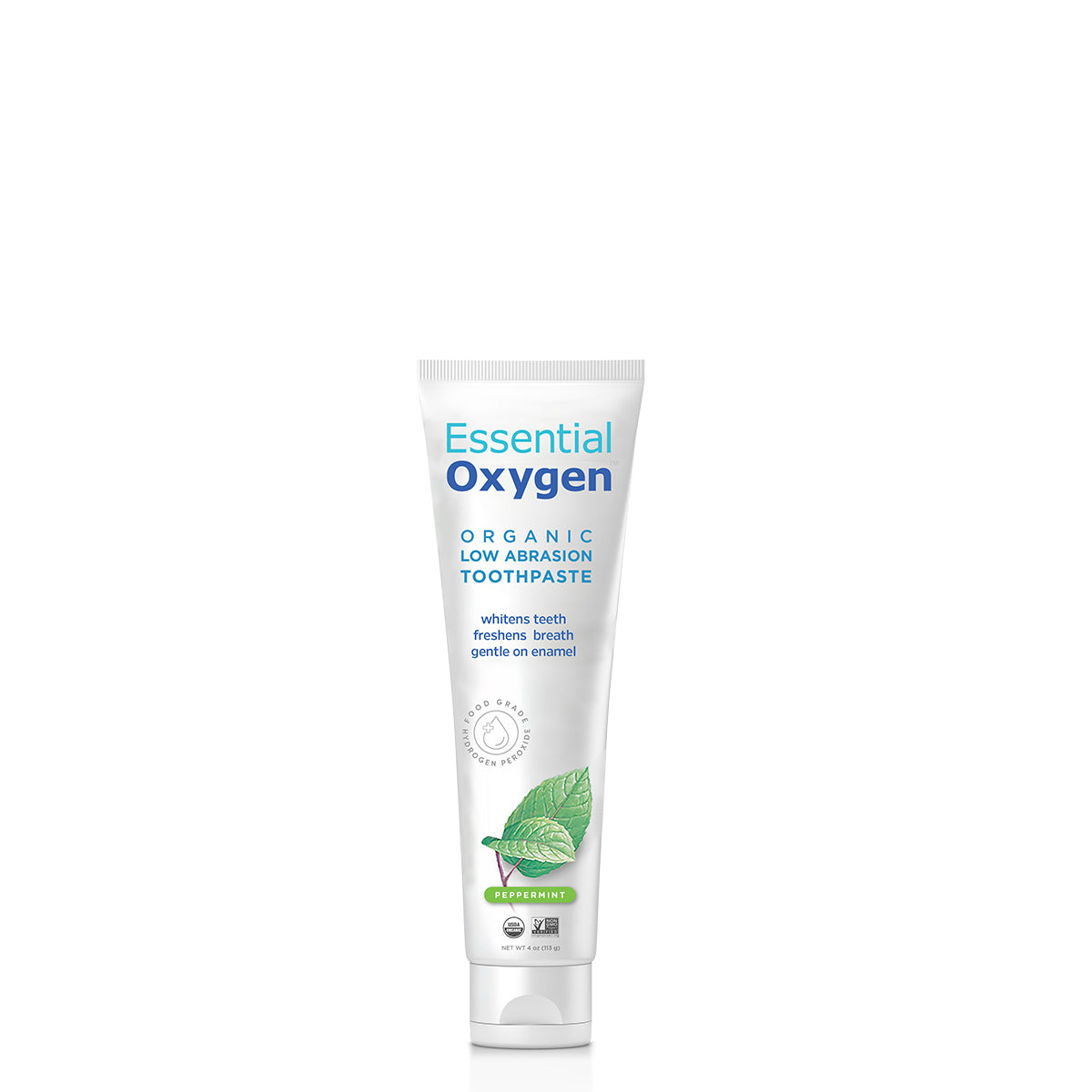 Organic Low Abrasion Toothpaste | Peppermint